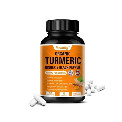 Turmeric Curcumin Capsules (1,500mg)
