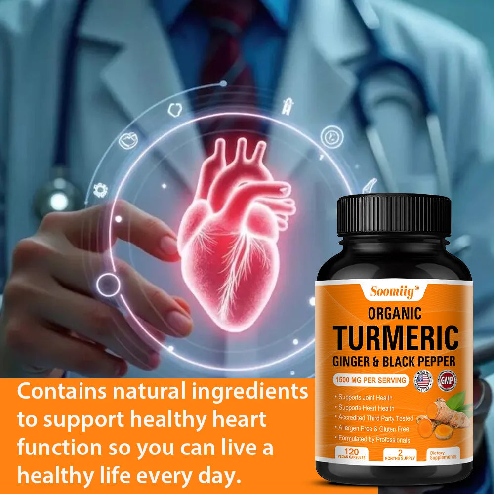 Turmeric Curcumin Capsules (1,500mg)